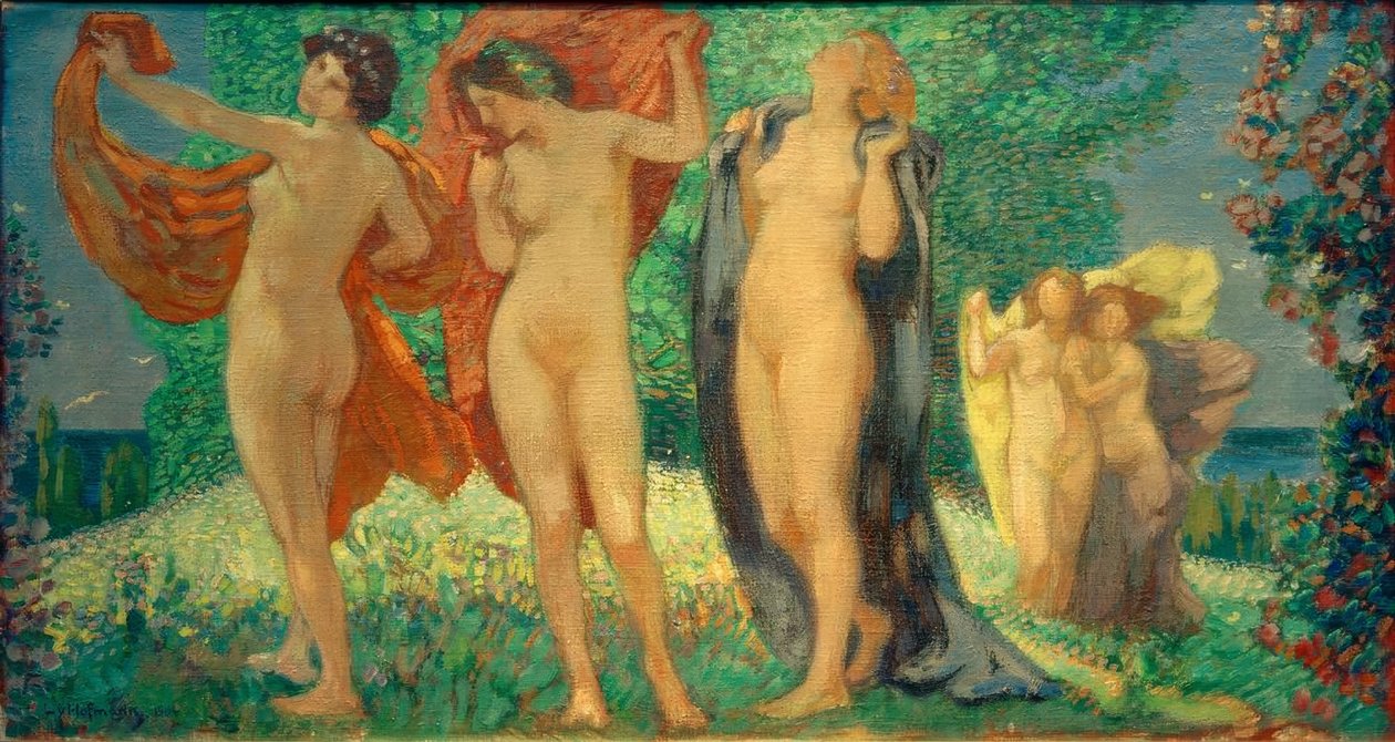 The Judgment of Paris by Ludwig von Hofmann