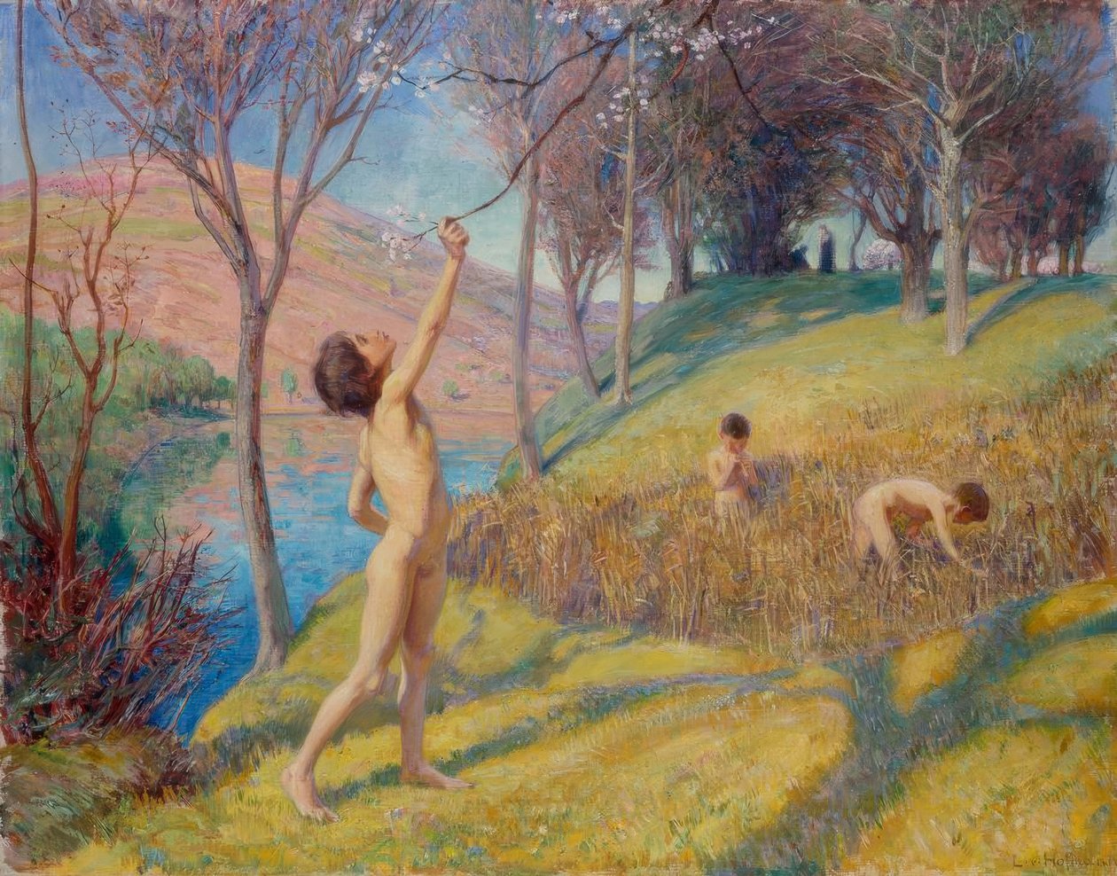Spring by Ludwig von Hofmann