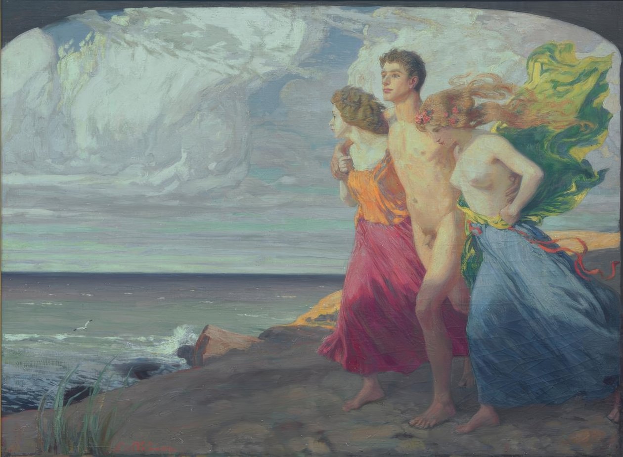 Spring Storm by Ludwig von Hofmann