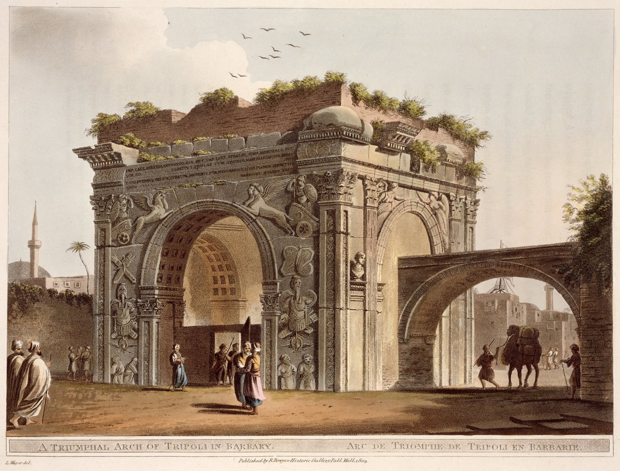 A Triumphal Arch of Tripoli in Barbary, plate 24 from 