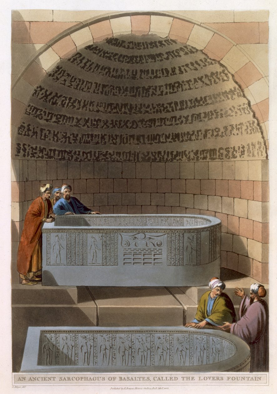 An Ancient Sarcophagus of Basaltes, called the Lovers