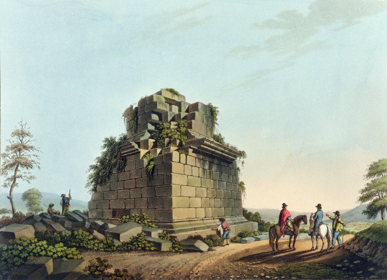 The Base of a Colossal Column near Syracuse, plate 28 from 