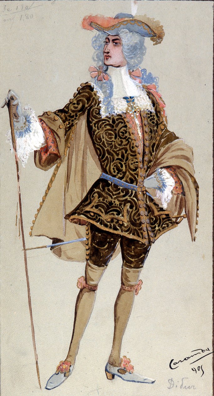 Costume Design for the Count Almaviva, from 