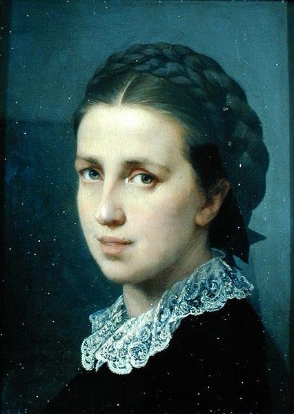 Self Portrait by Luisa Mussini Piaggio