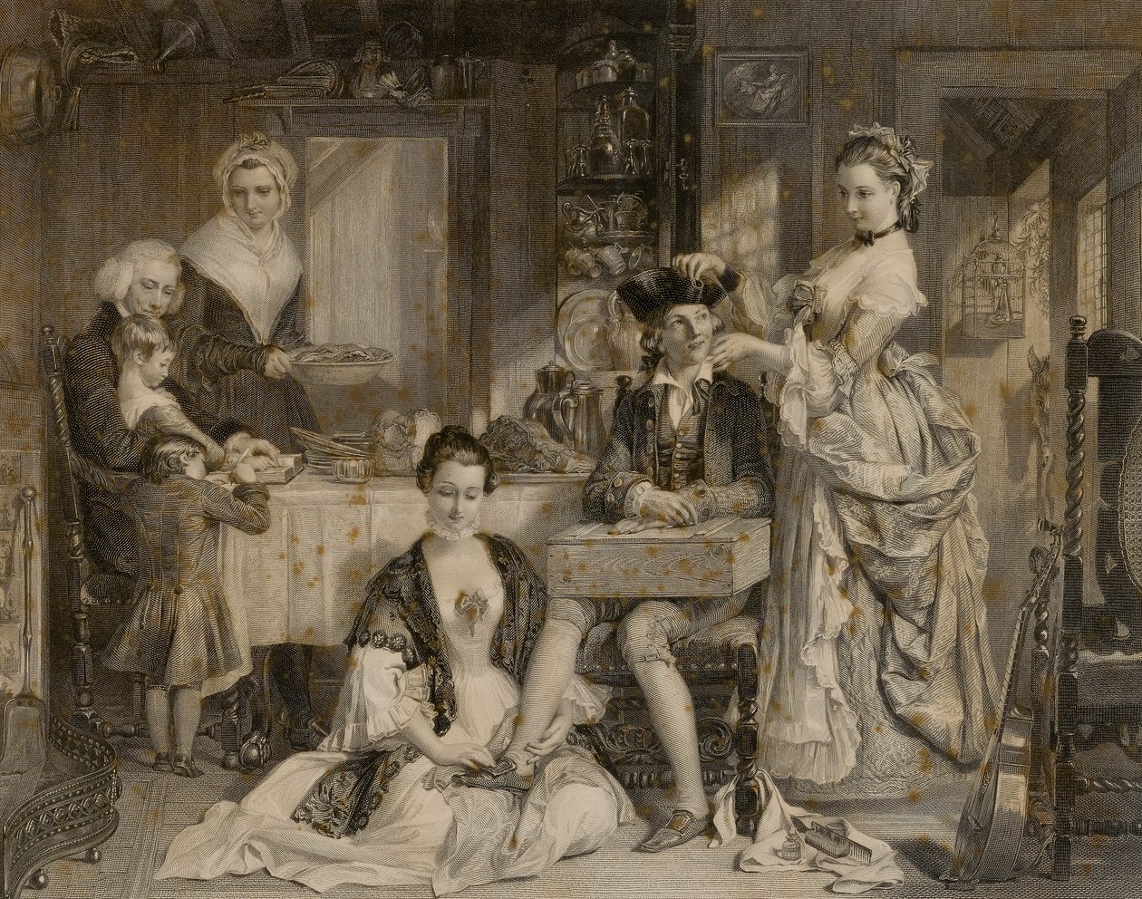 Preparing Moses for the Fair by Lumb Stocks