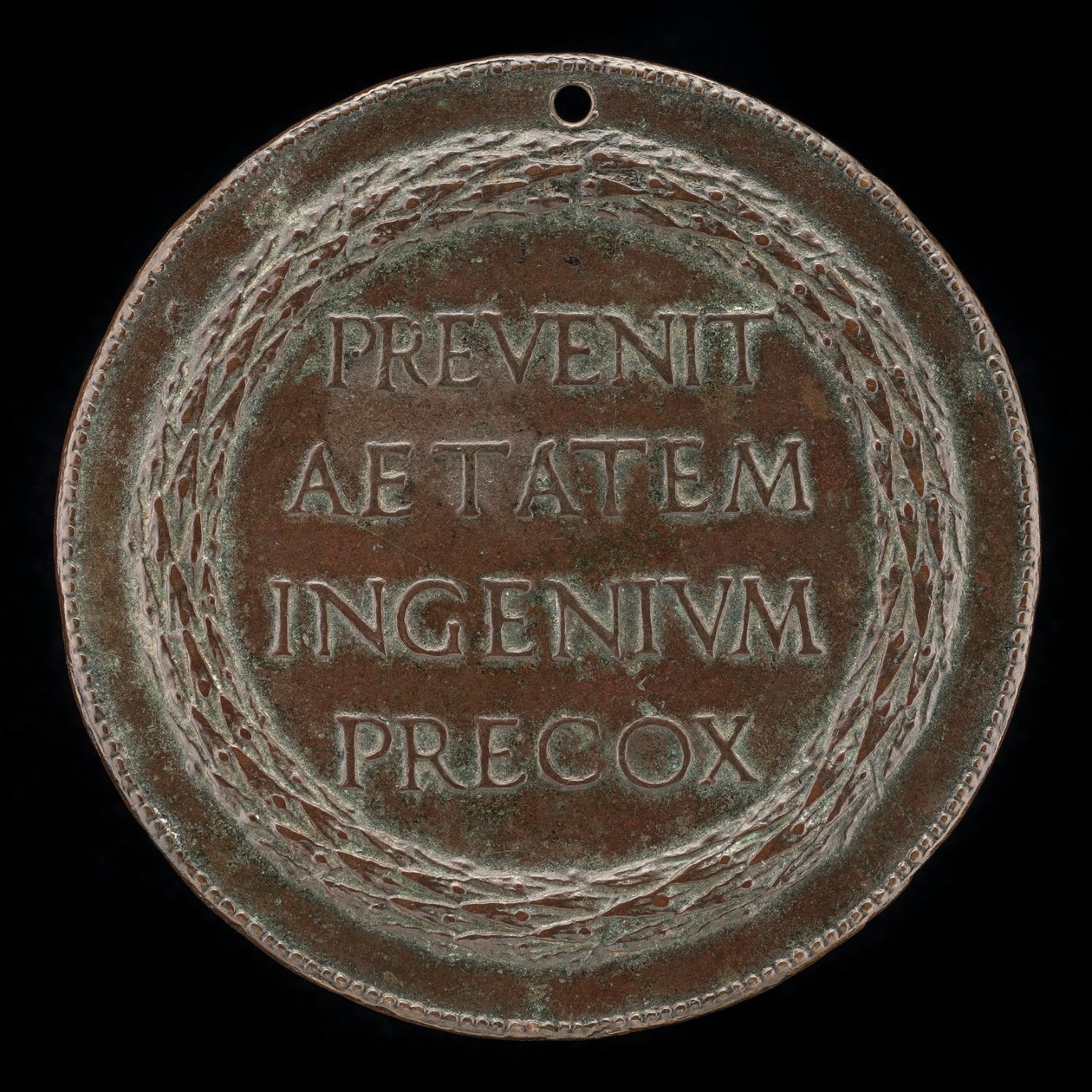 Inscription in a Wreath by Lysippus Junior