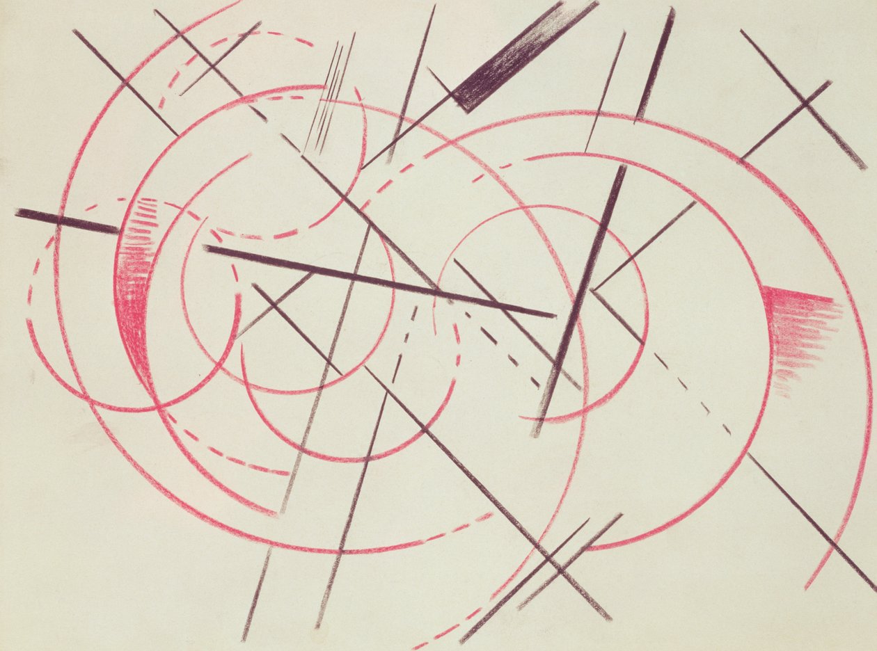 Constructivist Composition by Lyubov Sergeevna Popova