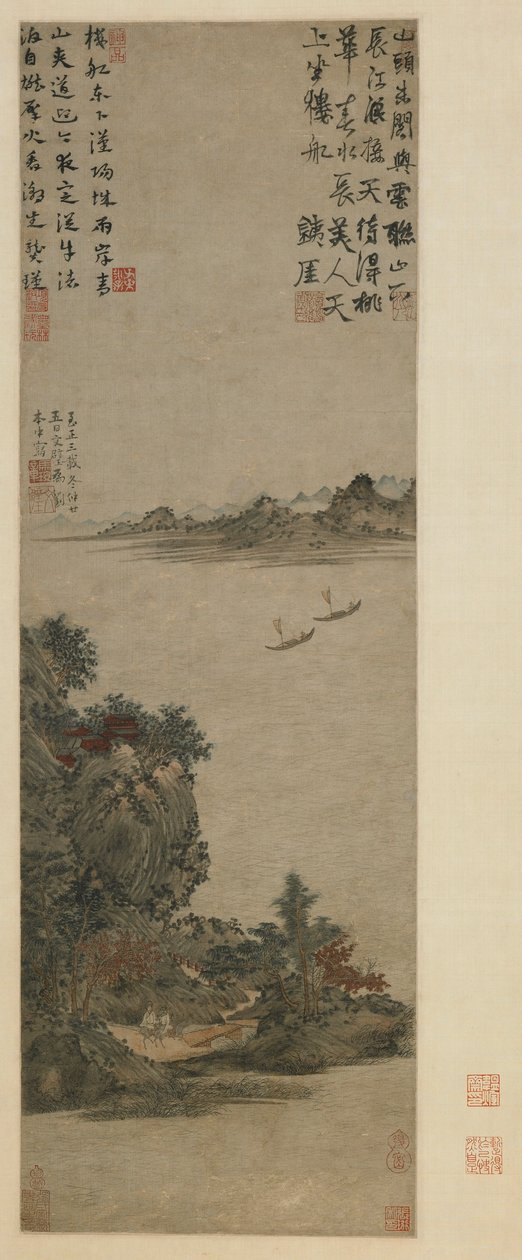 Spring Landscape, Yuan to Ming Dynasty by Ma Wan