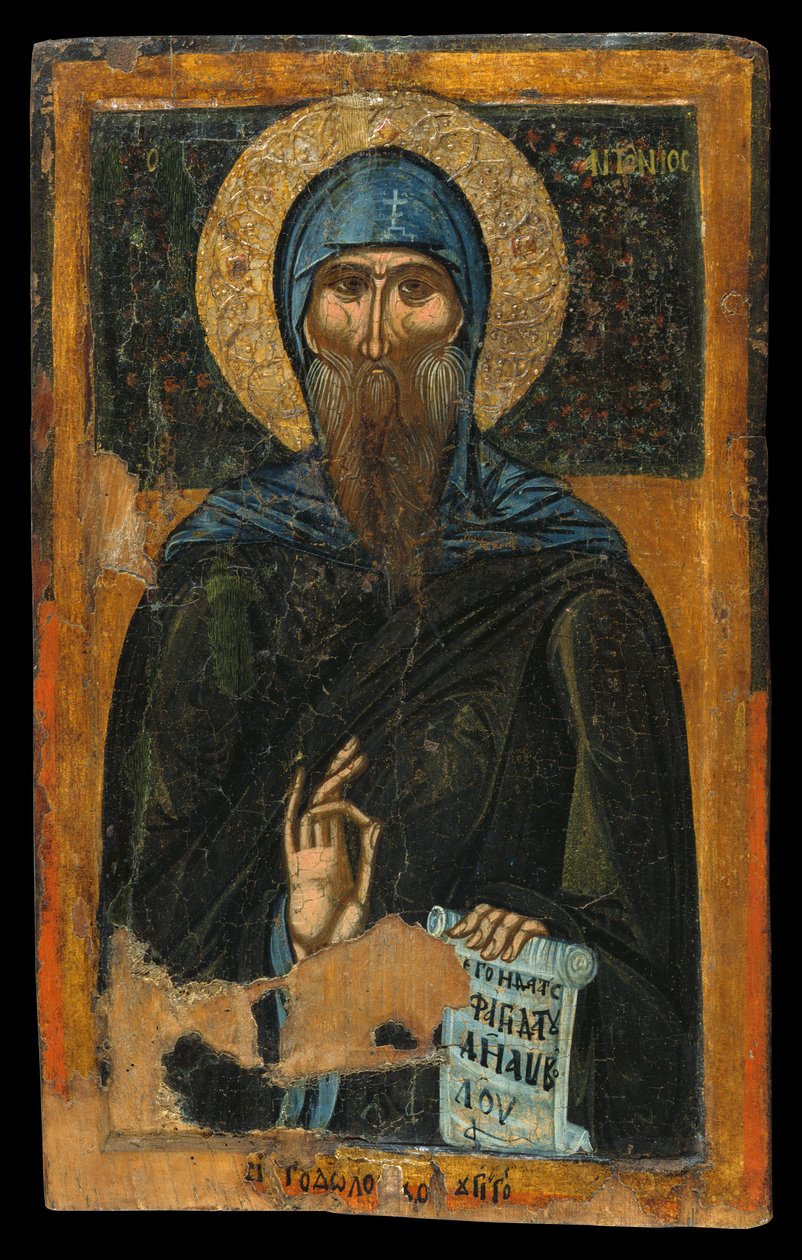 Saint Anthony by Macedonian workshop