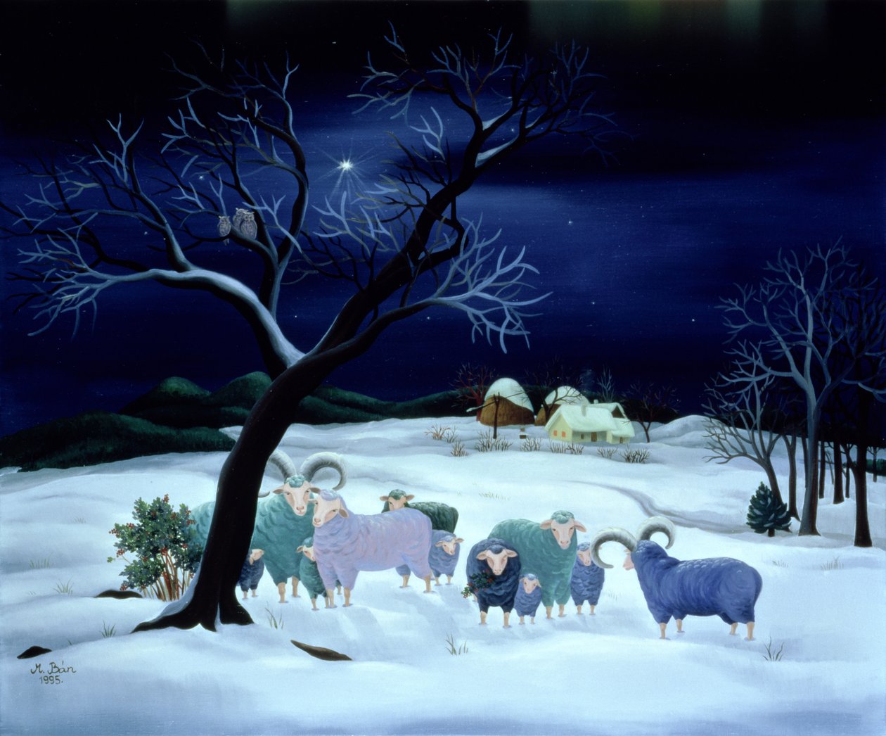 Silent Night, Holy Night, 1995 by Magdolna Ban