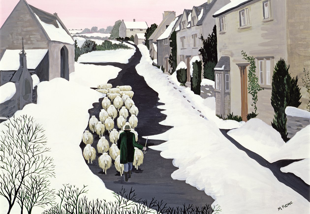 Whittington in Winter by Maggie Rowe