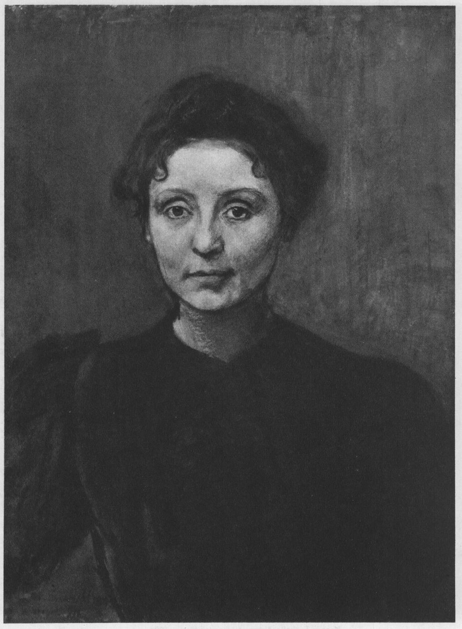 Fraulein M. Jouvray. Description according to source; probably Madeleine Jouvray, French sculptor, student of Auguste Rodin and teacher of Edward Wittig by Magnus Enckell