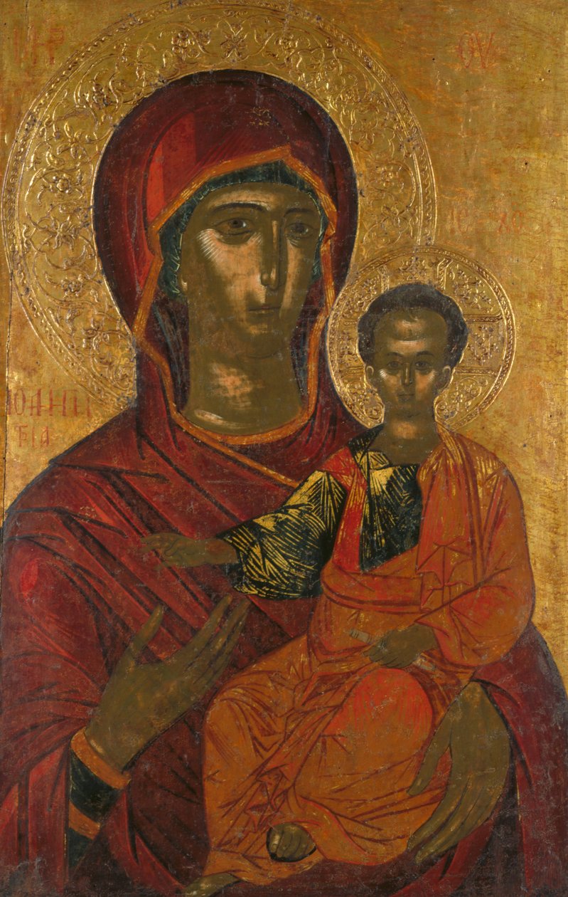 The Virgin Hodegetria by Mainland Greek workshop
