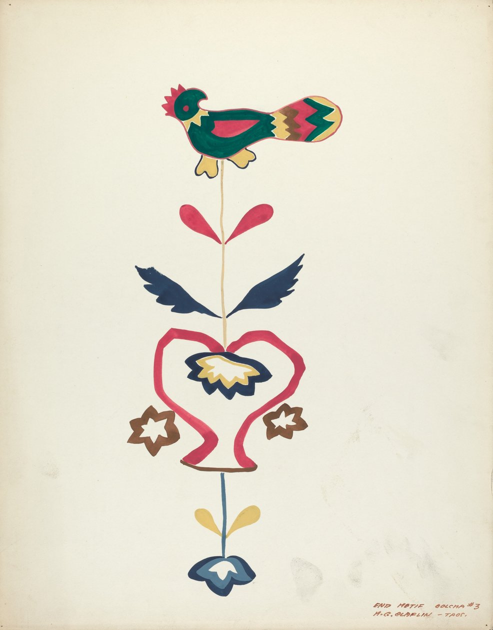 Design from a Proposed Portfolio by Majel G. Claflin