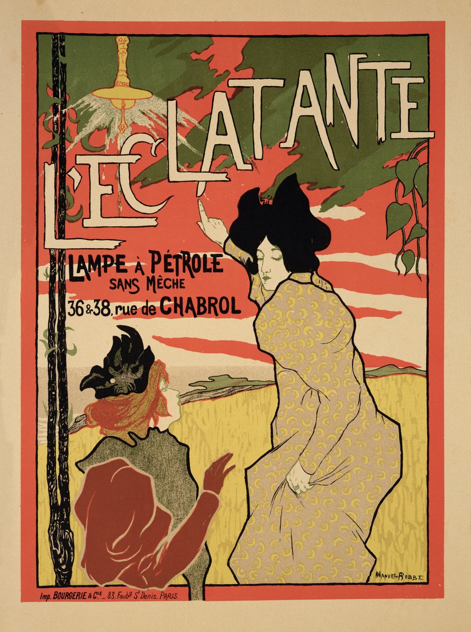 Reproduction of a Poster Advertising 