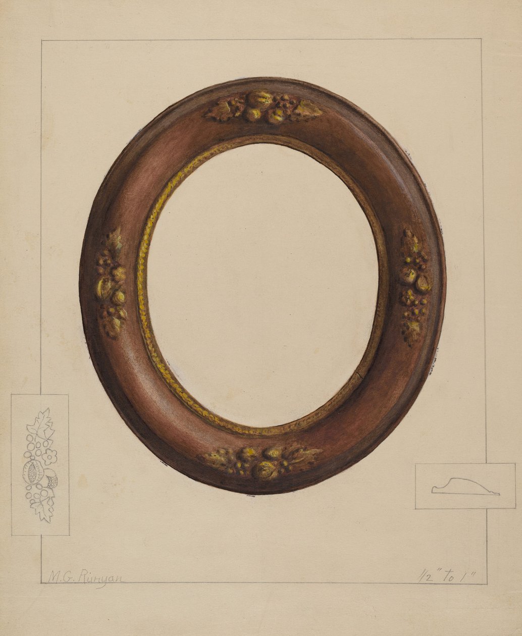 Picture Frame, c. 1936 by Manuel G. Runyan