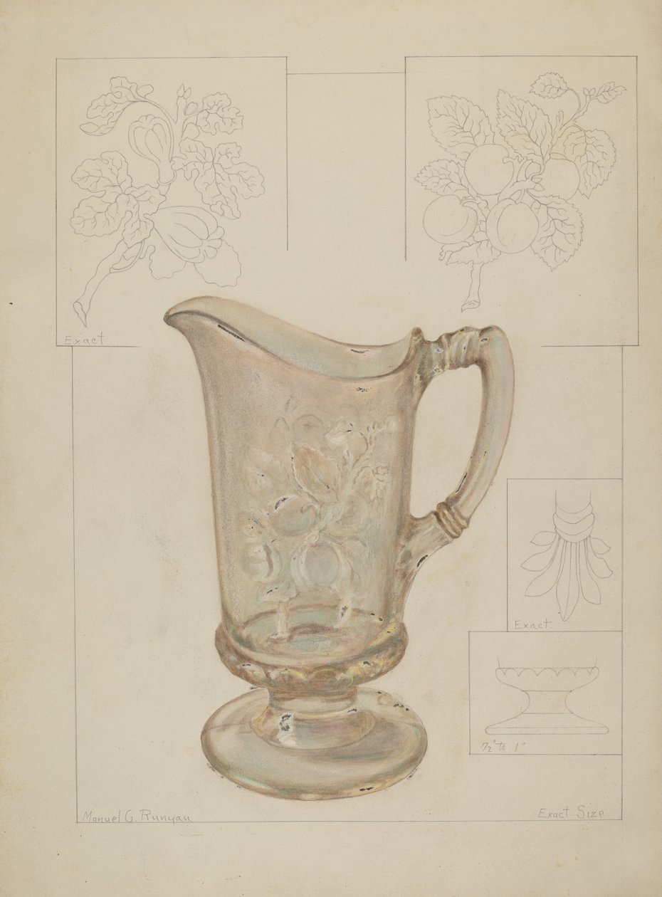 Pitcher, 1937 by Manuel G. Runyan