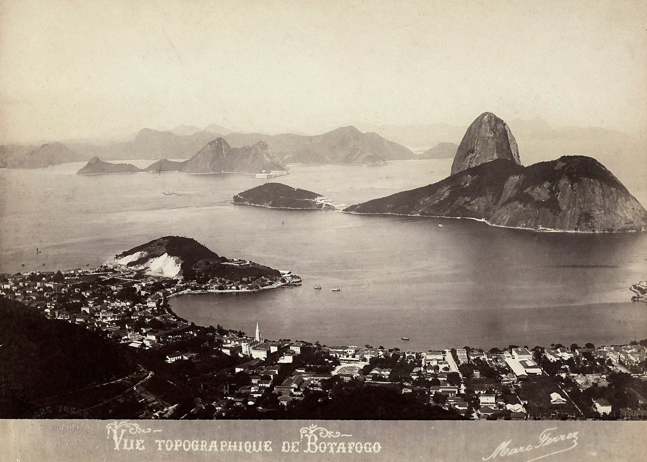 View of Botafogo, Brazil by Marc Ferrez