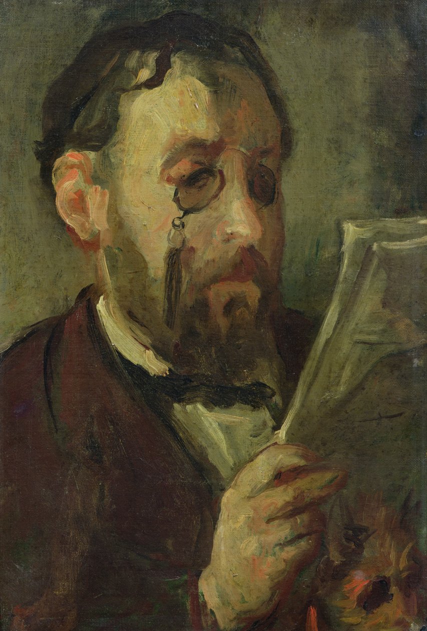 Edgar Degas by Marcellin Gilbert Desboutin