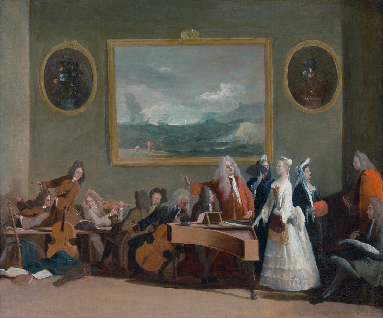Rehearsal of an Opera by Marco Ricci