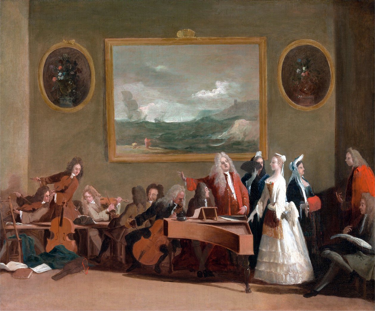 Rehearsal of an Opera by Marco Ricci