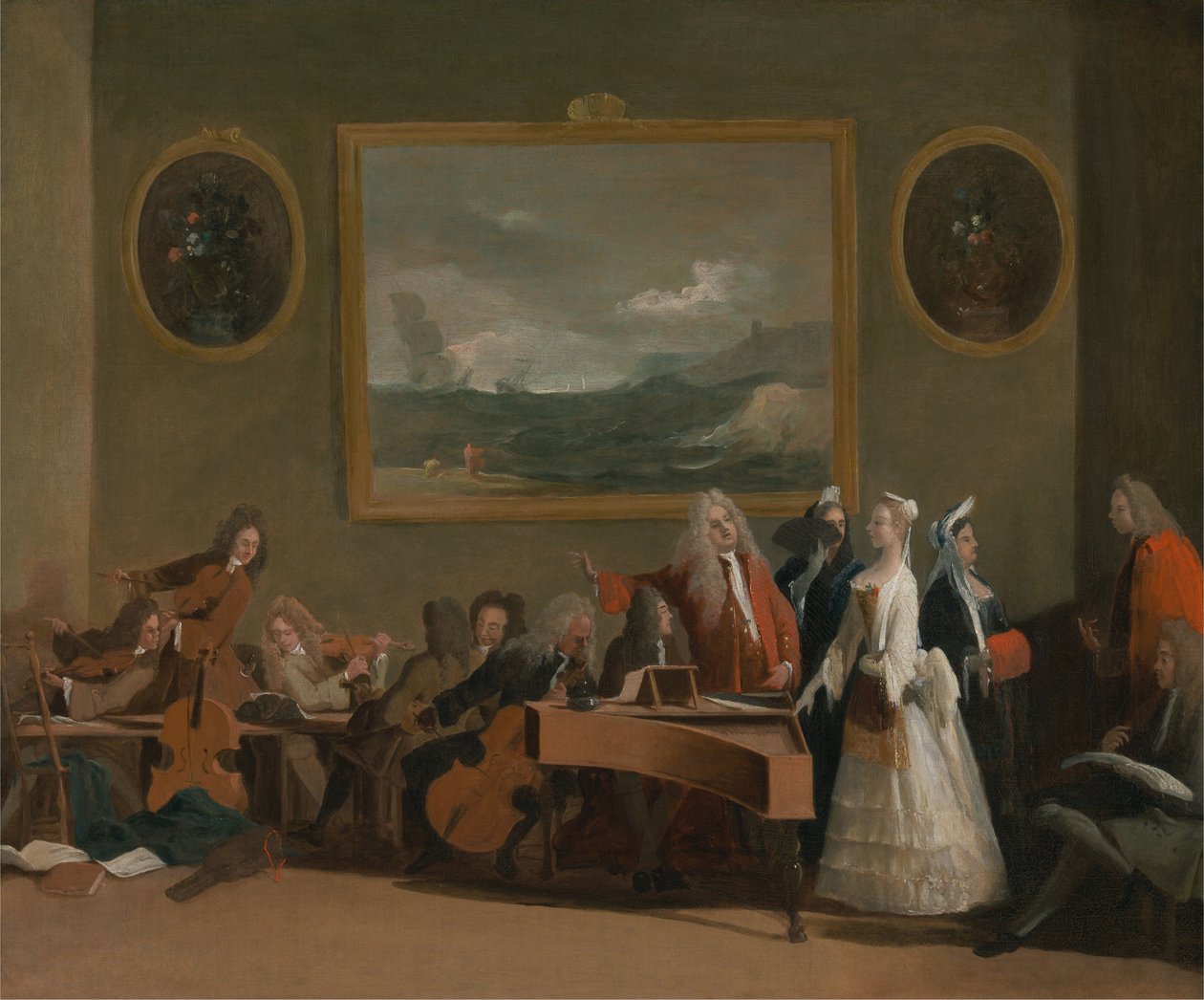 Rehearsal of an Opera by Marco Ricci