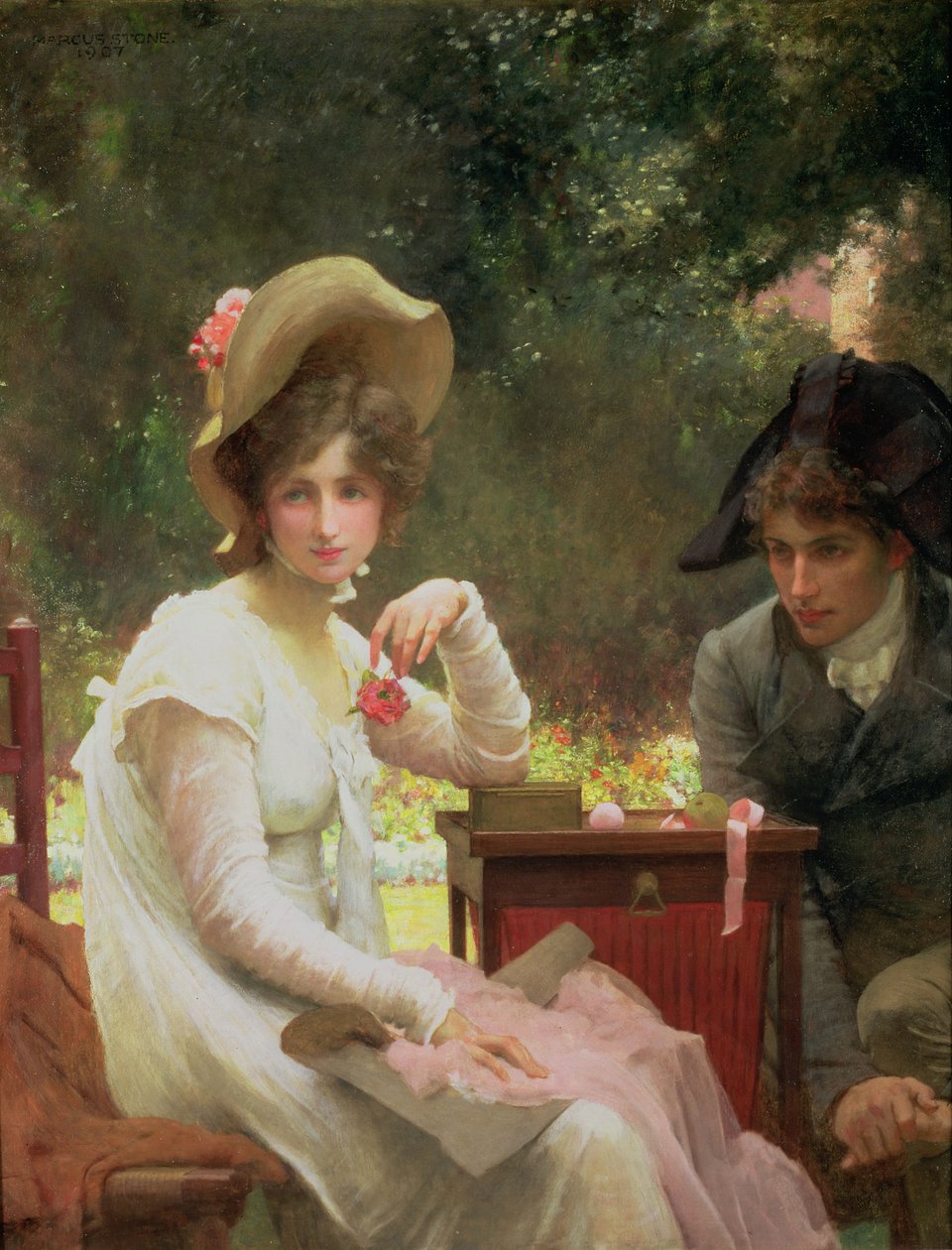 In Love, 1907 by Marcus Stone