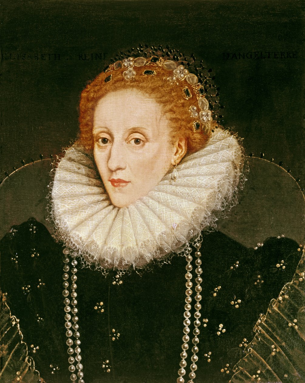 Portrait of Queen Elizabeth I by Marcus Garret Gheeraerts the Younger