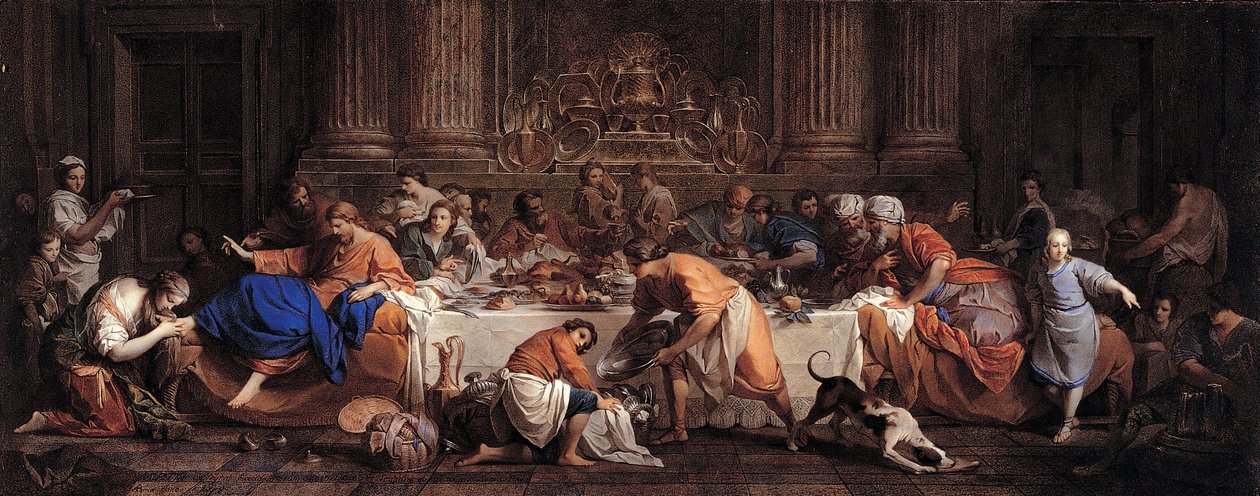 Dinner at the House of the Pharisee by Maria Felice Tibaldi Subleyras