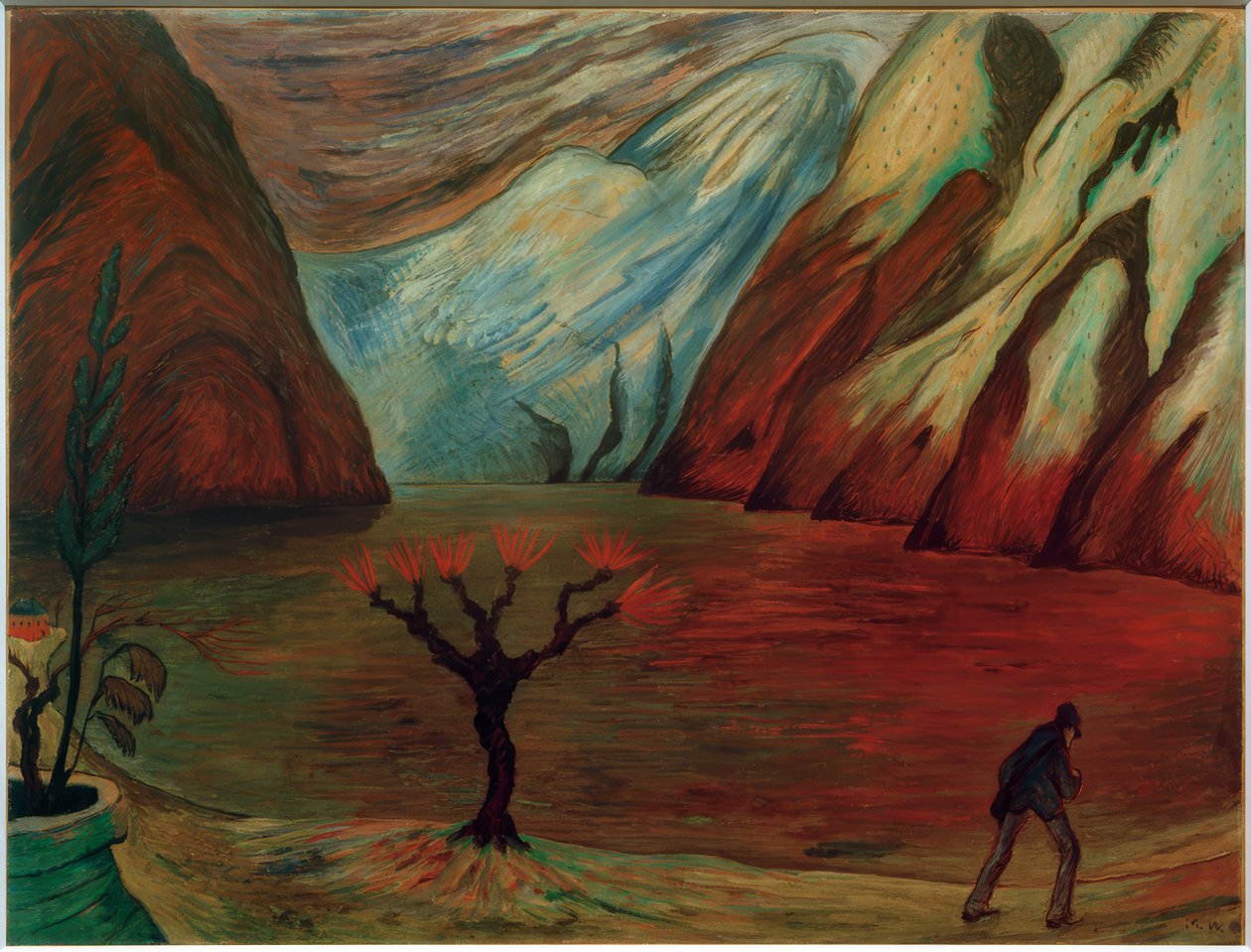 The Postman by Marianne von Werefkin