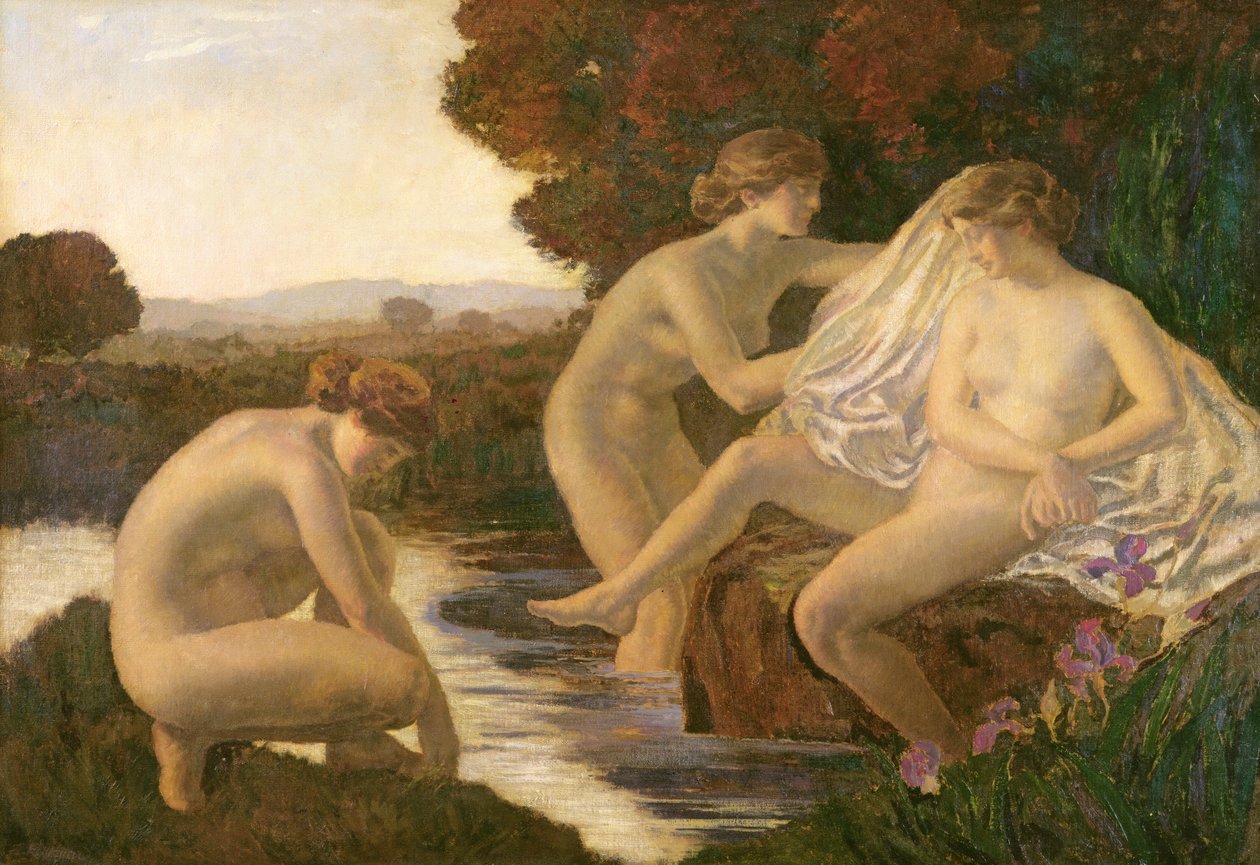 The Bath of Diana by Marie Auguste Emile Rene Menard