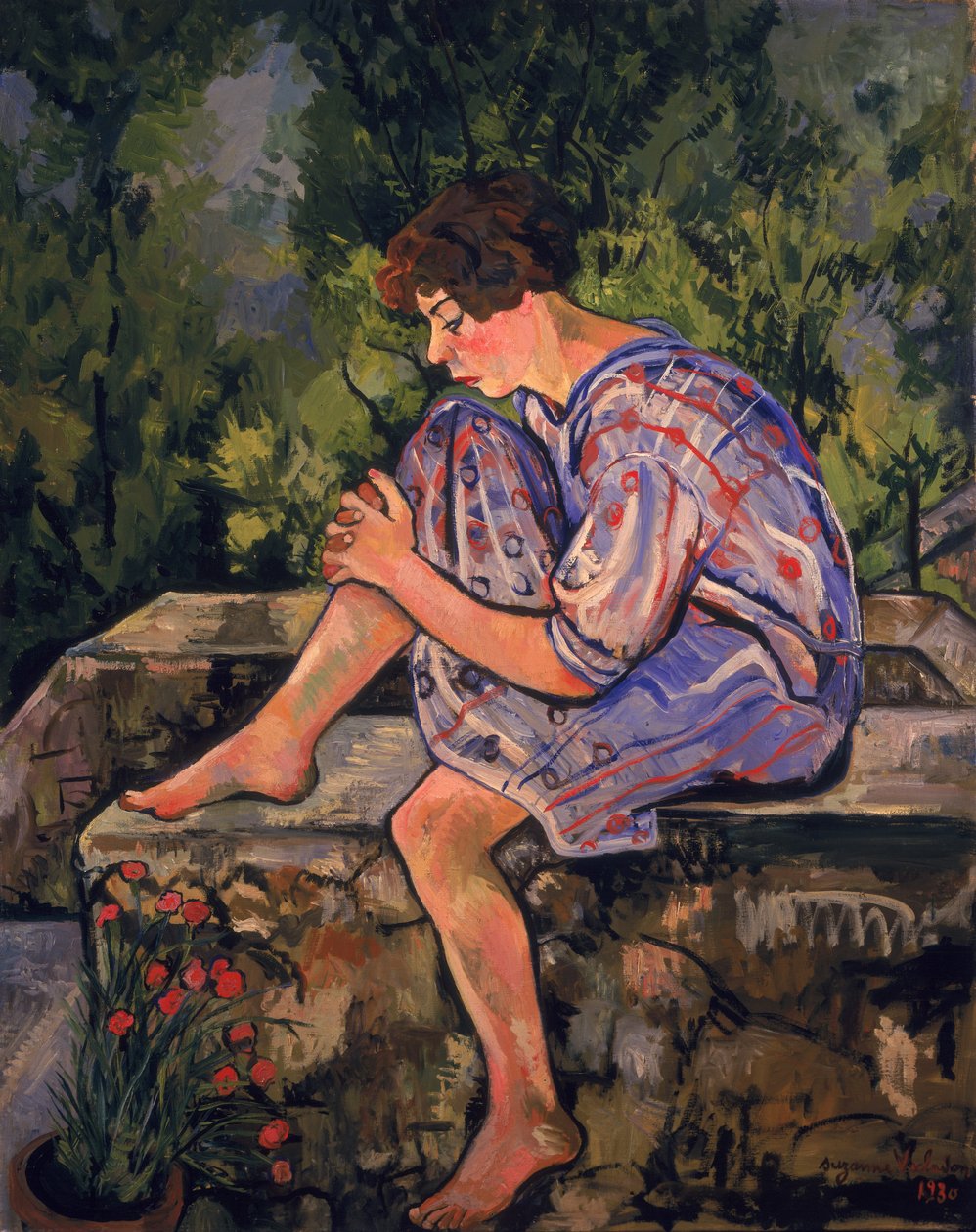 Seated Young Woman, 1930 by Marie Clementine (Suzanne) Valadon