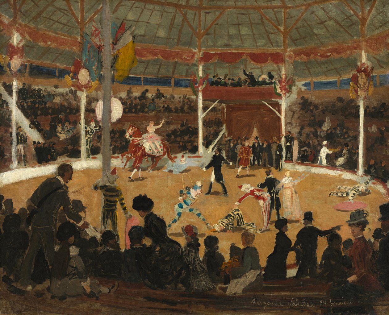 The Circus by Marie Clementine (Suzanne) Valadon