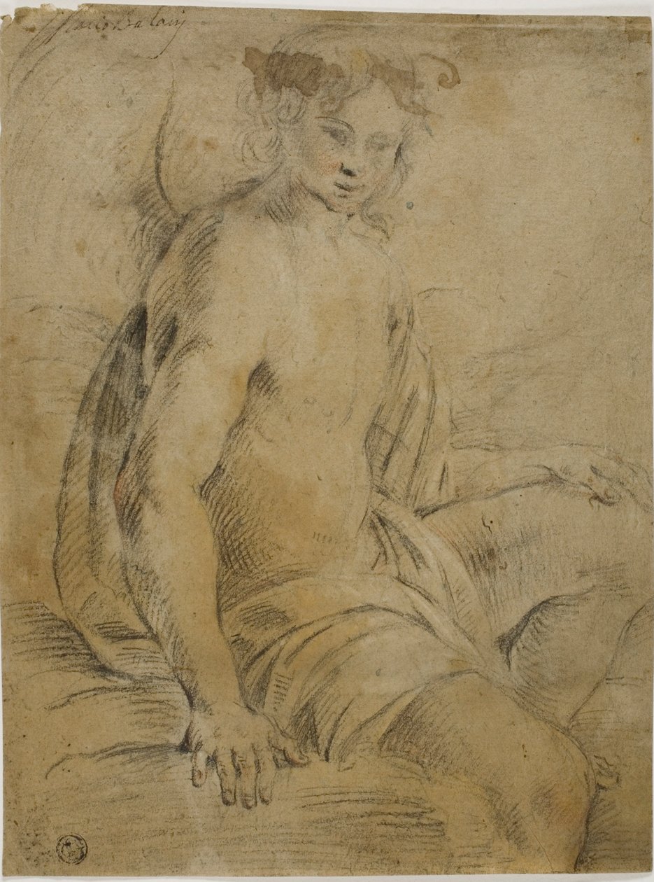 Seated Angel by Mario Balassi
