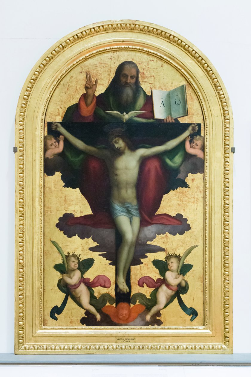 The Holy Trinity by Mariotto Albertinelli