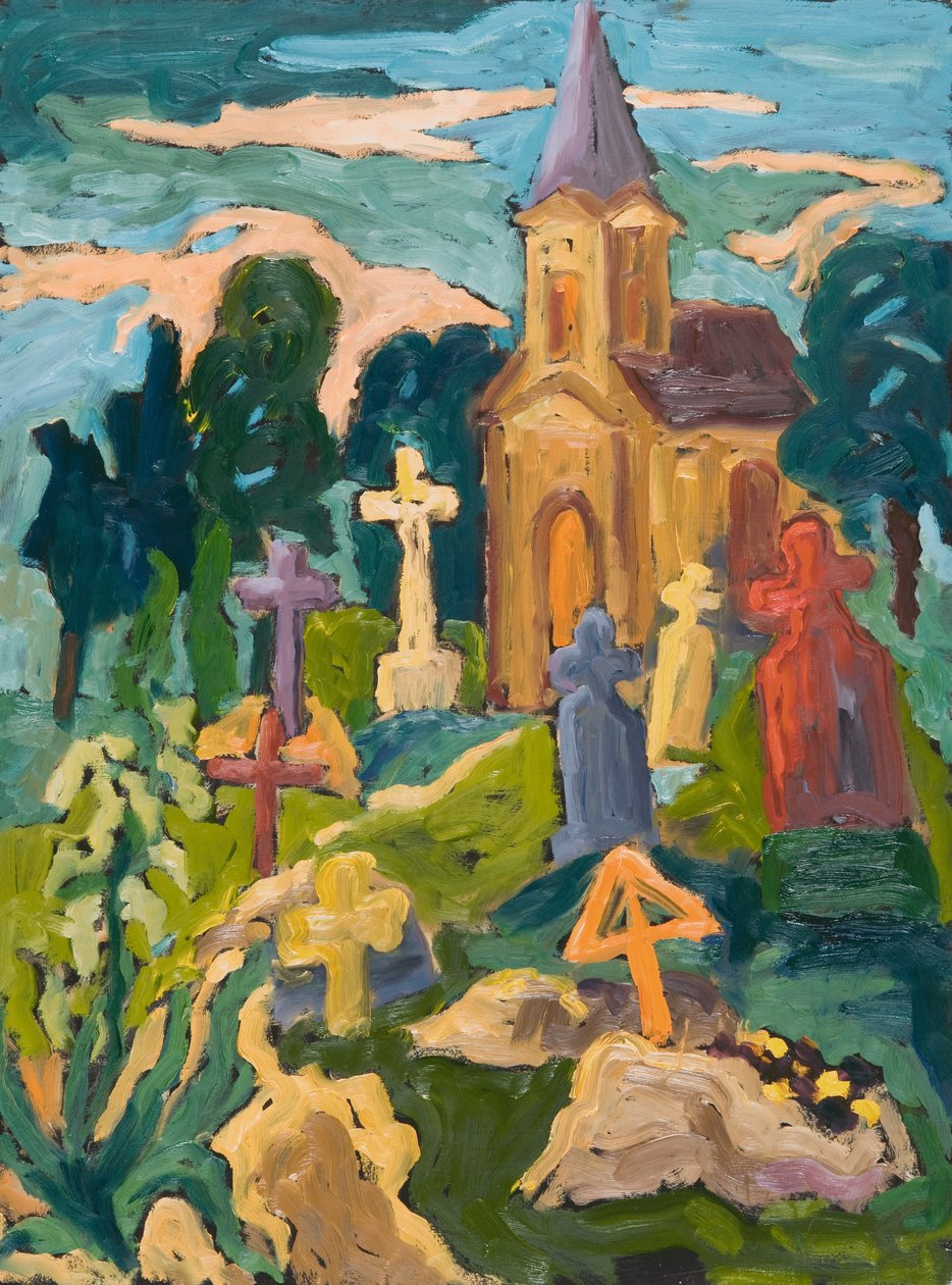 Graveyard and Chapel, 2005 by Marta Martonfi Benke
