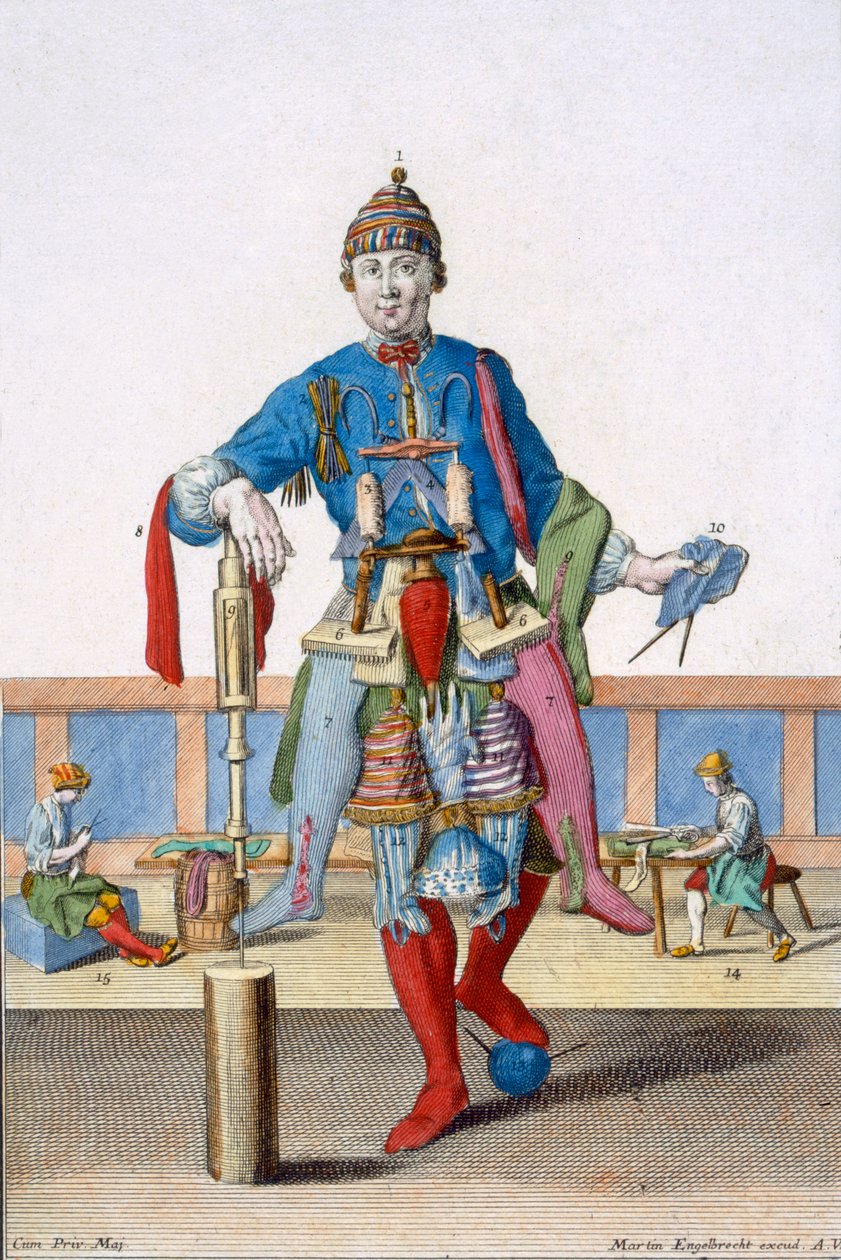 A bonnet maker by Martin Engelbrecht