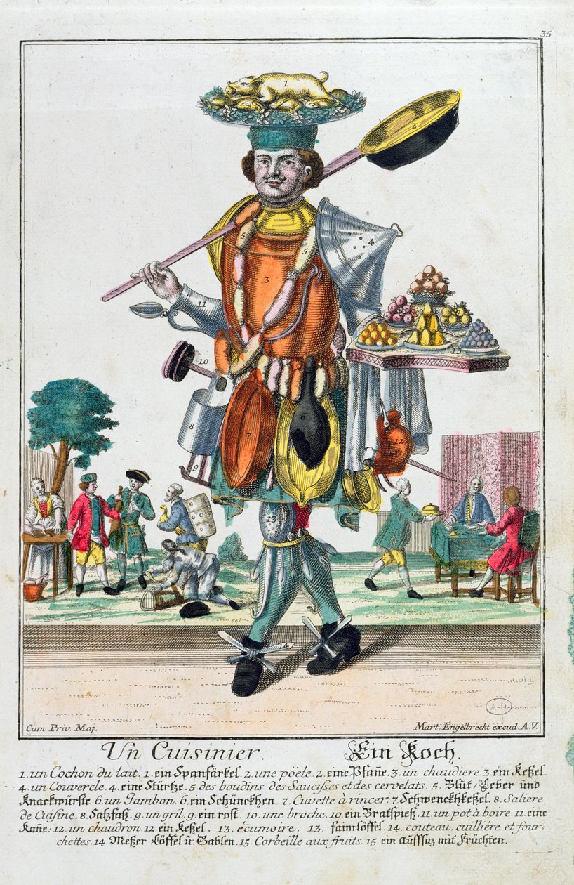 The Cook by Martin Engelbrecht