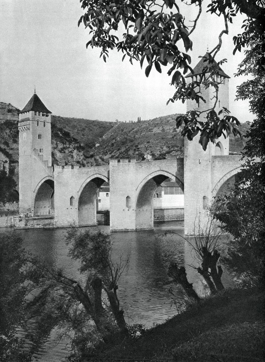 Pont Valentre, Cahors, France, 1937 by Martin Hurlimann
