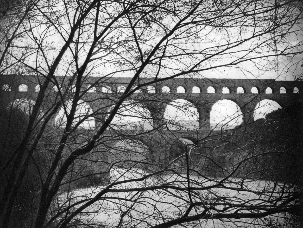 Pont du Gard, Provence, France, 1937 by Martin Hurlimann