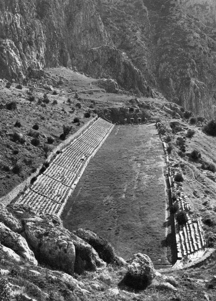 Stadium, Delphi, Greece by Martin Hurlimann
