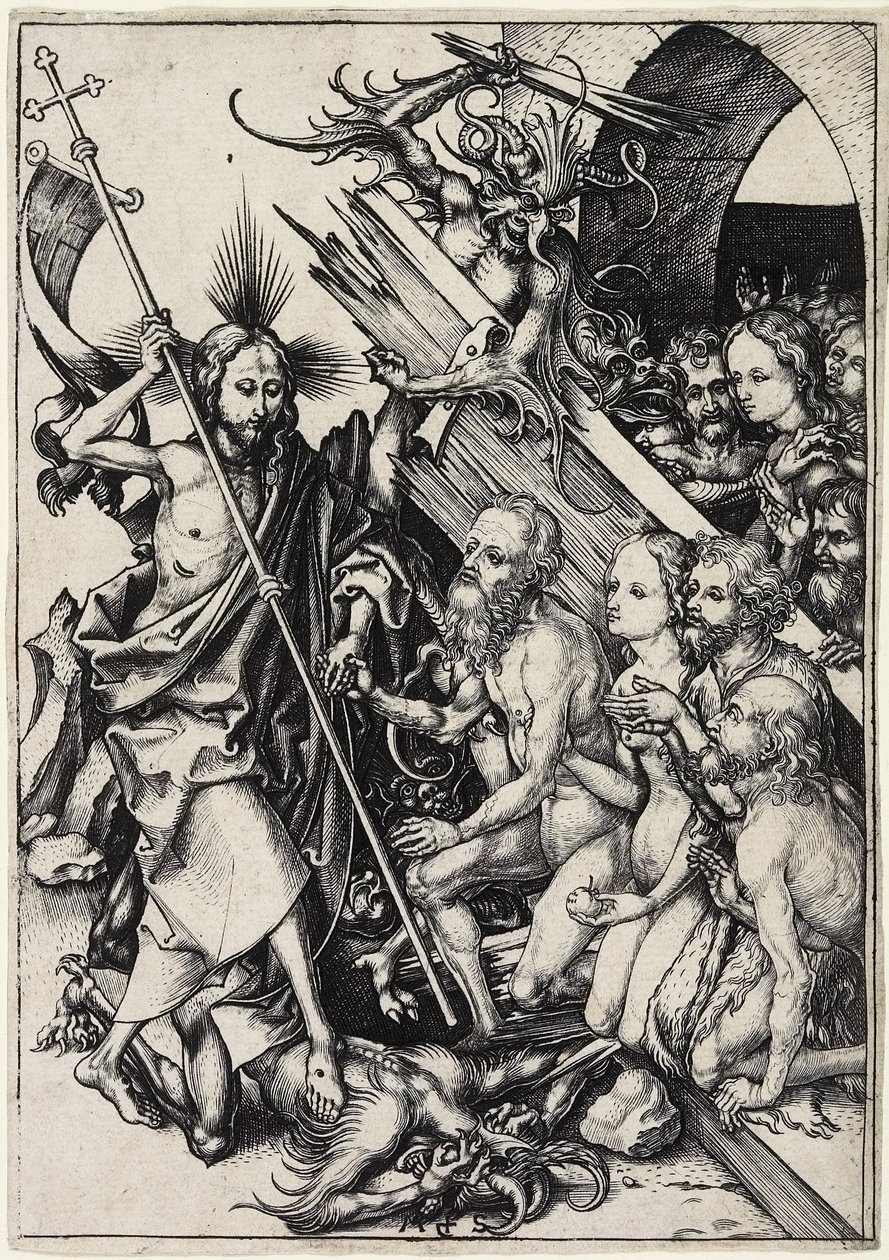 Christ in Limbo, c. 1480 by Martin Schongauer