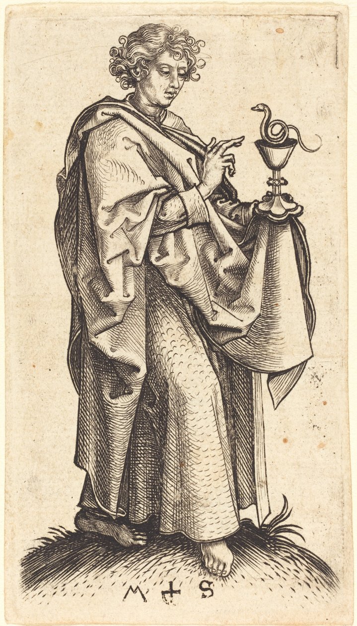 Saint John the Evangelist by Martin Schongauer