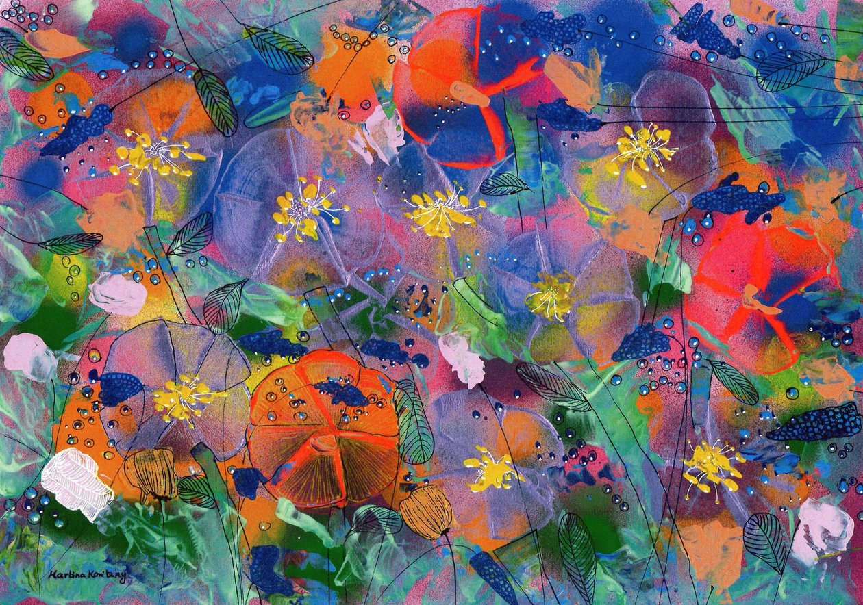 Flower Meadow by Martina Konitzky