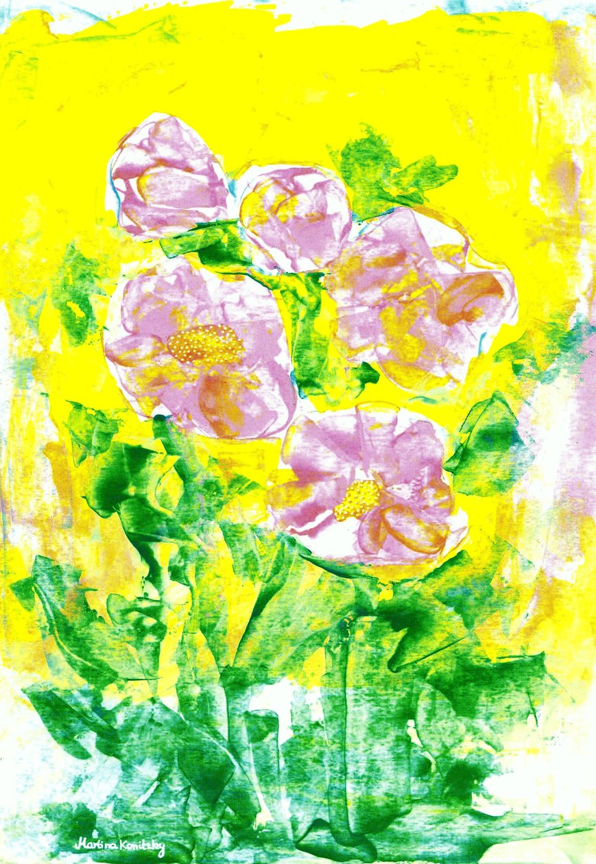 The Roses in Spring by Martina Konitzky