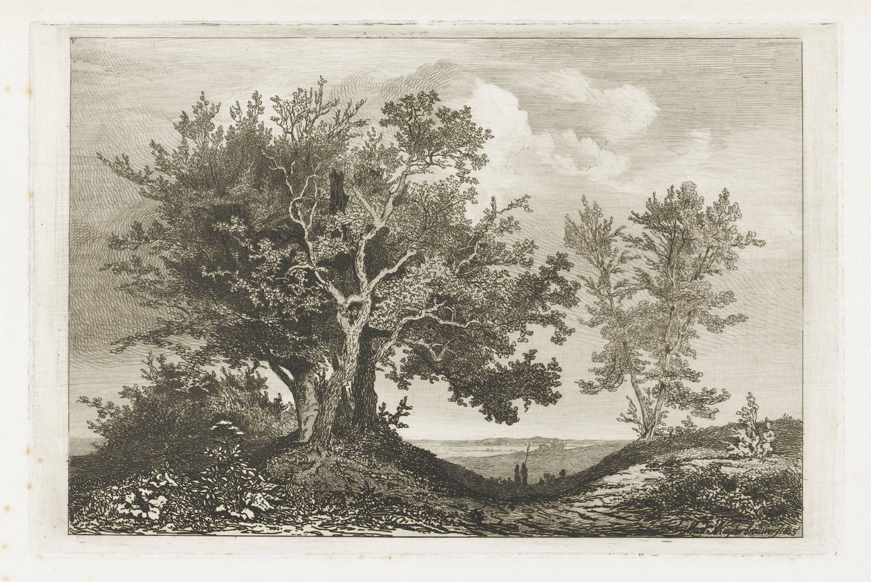 Path Between Two Rows of Trees by Martinus Antonius Kuytenbrouwer jr.