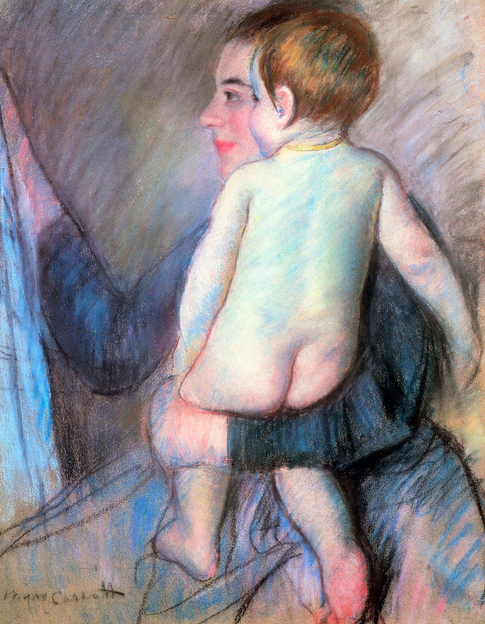At the Window by Mary Cassatt