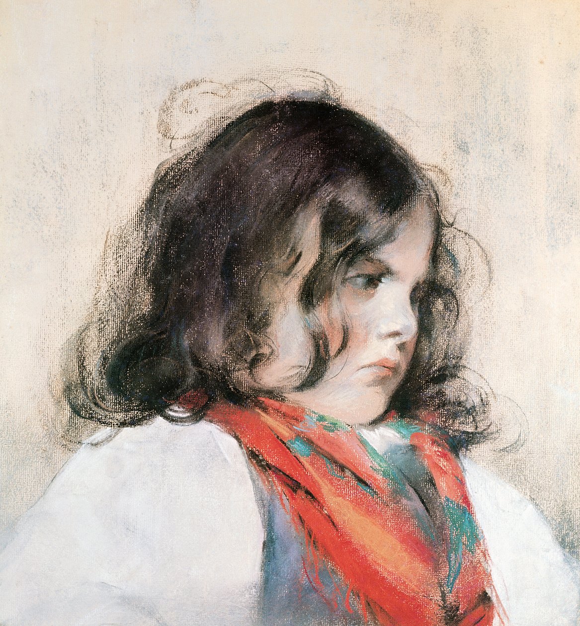 Head of a Child by Mary Cassatt