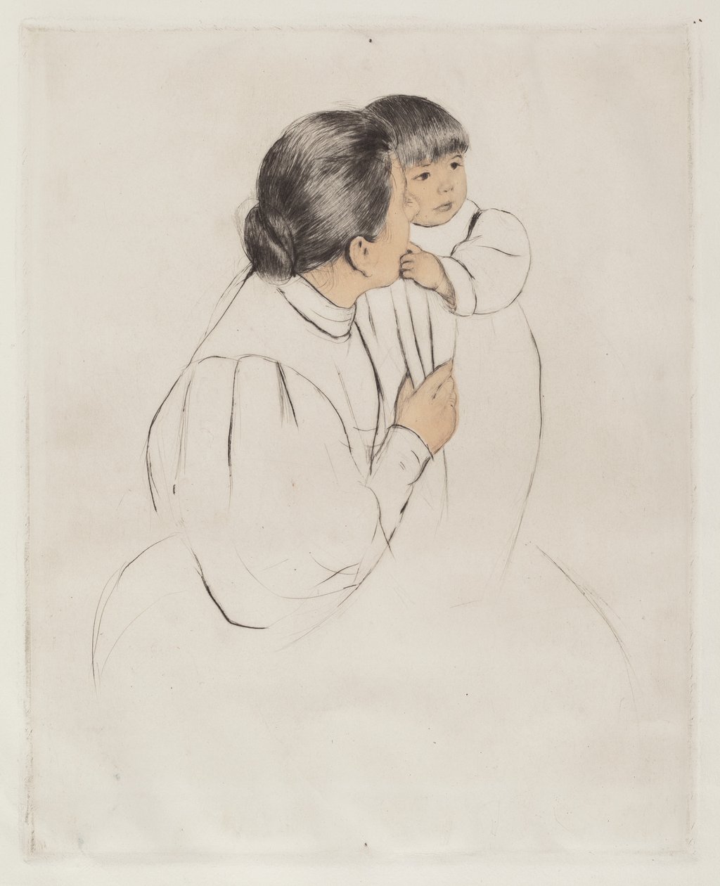 Peasant Mother and Child by Mary Cassatt