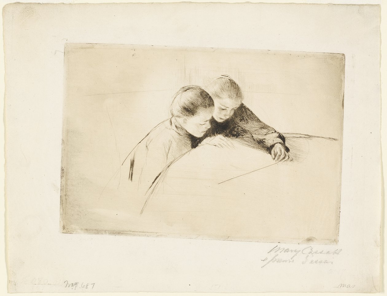 The Map by Mary Cassatt